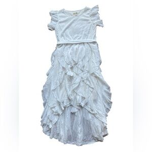 Joyfolie mia joy Rosa ivory hi/low dress size 12.